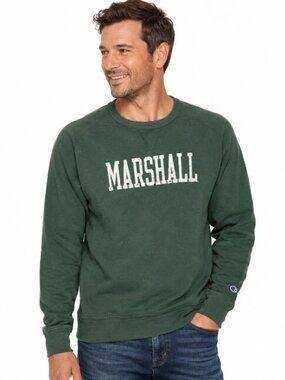 Champion Reverse Weave Marshall Crewneck Sweatshirt XL Green Collegiate